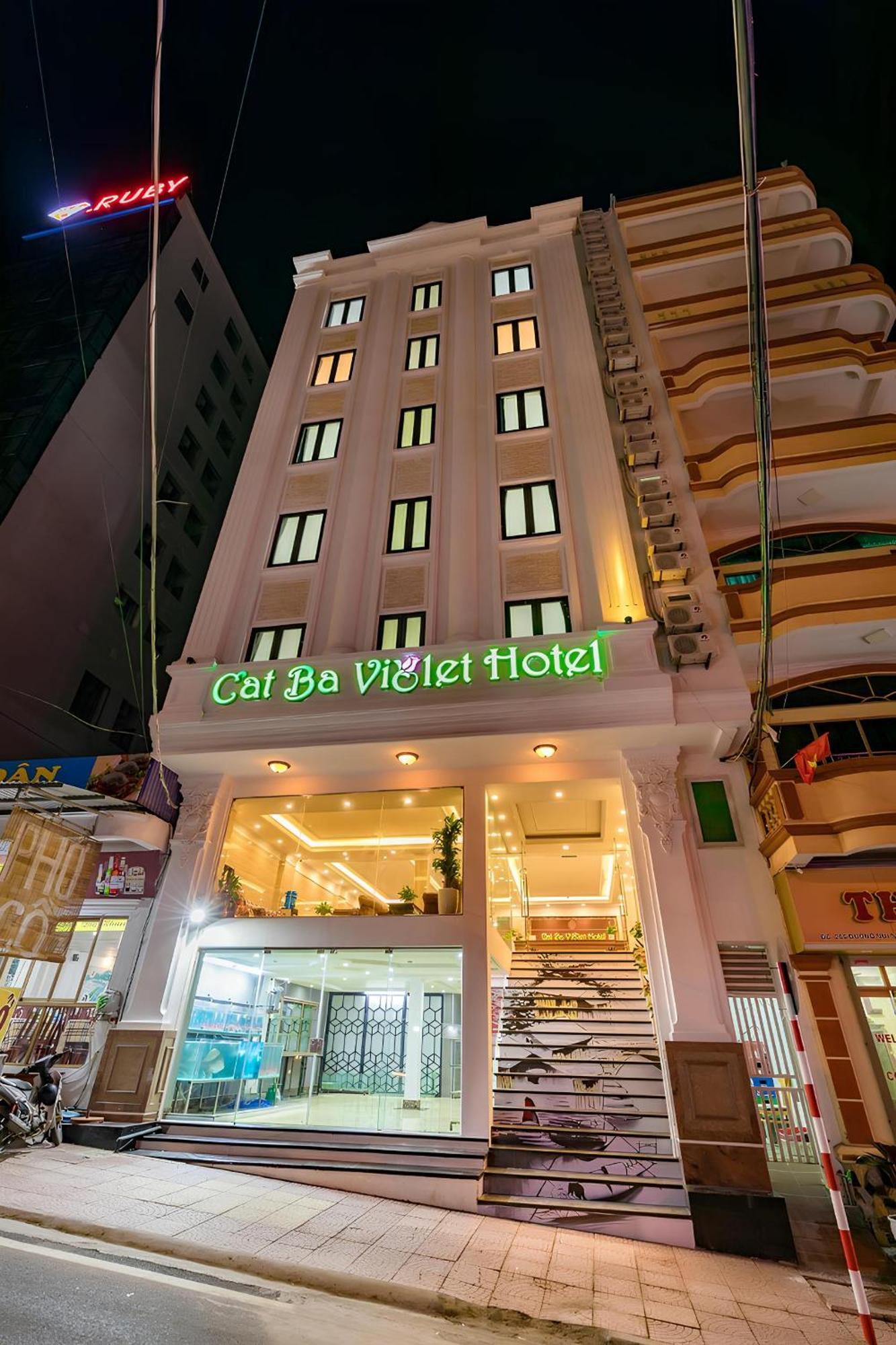 Cat Ba Violet Hotel Chan Chau Buitenkant foto
